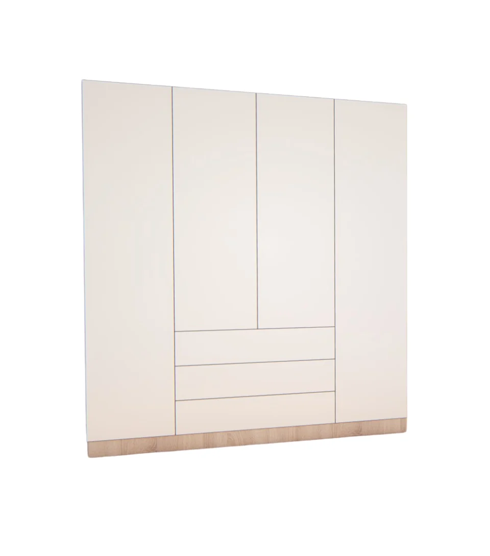 Armoire 4 Portes avec 4 Tiroirs Armoire 4 Portes avec 4 Tiroirs – Image 1