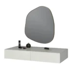 Coiffeuse Suspendu 2 Tiroirs