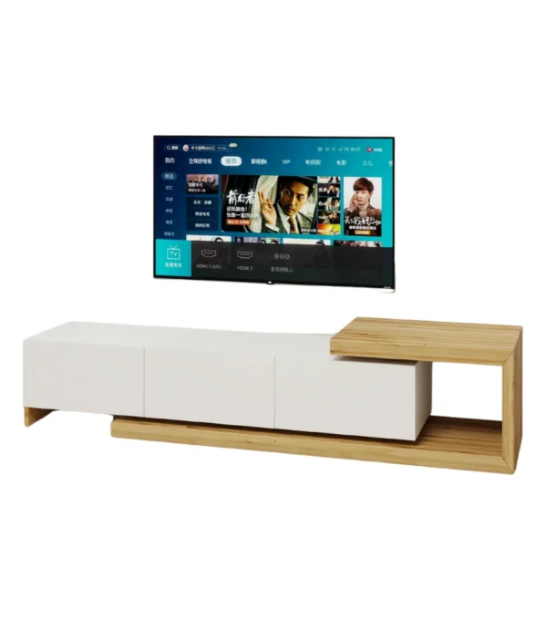 Meuble tv avec cache pie